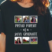 Stolzes Parent eines Graduate SIX Foto Abschluss T-Shirt