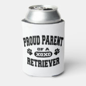 Stolzes Parent eines Retriever Custom Can Holder Dosenkühler (Kanne Rückseite)