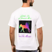 stolzes Pferd T-Shirt (Rückseite)