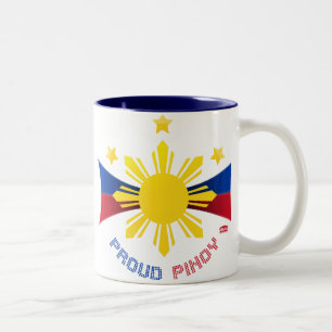 Stolzes Pinoy Zweifarbige Tasse