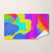 stolzes Regenbogen-Wolkenmuster Badhandtuch Set (Handtuch)