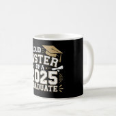 Stolzes Register einer 2025-Graduatenfamilie Kaffeetasse (VorderseiteRechts)