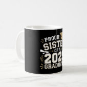 Stolzes Register einer 2025-Graduatenfamilie Kaffeetasse (Vorderseite Links)