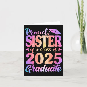 Stolzes Register eines Cl von 2025 Graduate Abschl Karte