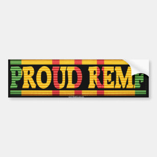 Stolzes REMF Vietnam Band Veteranen-VSM Autoaufkleber