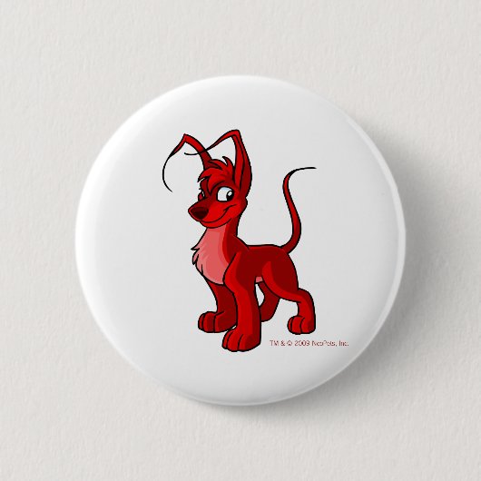 Stolzes rotes Gelert Button (Vorderseite)