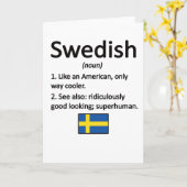 Stolzes schwedisches Roots Schweden Flagge schwedi Karte (Gelbe Blume)