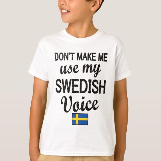 Stolzes schwedisches Roots Schweden Flagge schwedi T-Shirt (Vorderseite)