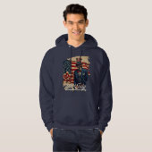Stolzes Soul des 4. Juli Hoodie (Vorne ganz)