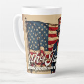 Stolzes Soul des 4. Juli Milchtasse (Linke Ecke)