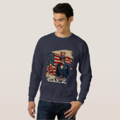 Stolzes Soul des 4. Juli Sweatshirt (Vorne ganz)