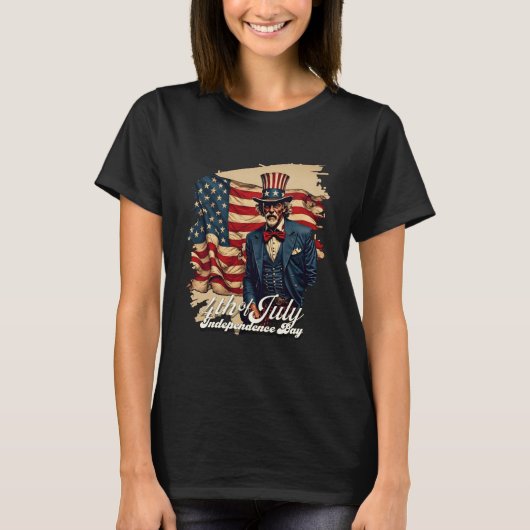 Stolzes Soul des 4. Juli T-Shirt (Vorderseite)