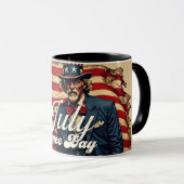 Stolzes Soul des 4. Juli Tasse (VorderseiteRechts)