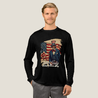 Stolzes Soul des 4. Juli Tri-Blend Shirt