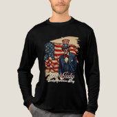 Stolzes Soul des 4. Juli Tri-Blend Shirt (Vorderseite)