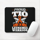Stolzes Tio eines Leukämiewarnsystems Mousepad (Mit Mouse)