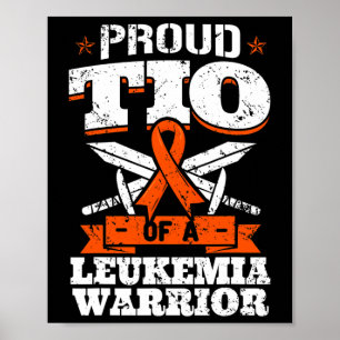 Stolzes Tio eines Leukämiewarnsystems Poster