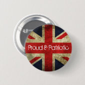 Stolzes und patriotisches button (Vorne & Hinten)