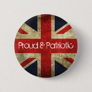 Stolzes und patriotisches button
