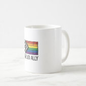 Stolzes Verbündeter Pride Flag Vector T-Shirt Desi Kaffeetasse (VorderseiteRechts)