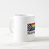 Stolzes Verbündeter Pride Flag Vector T-Shirt Desi Kaffeetasse (Vorderseite Links)