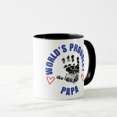 Stolzeste der Papa-Tasse der Welt Tasse (VorderseiteRechts)