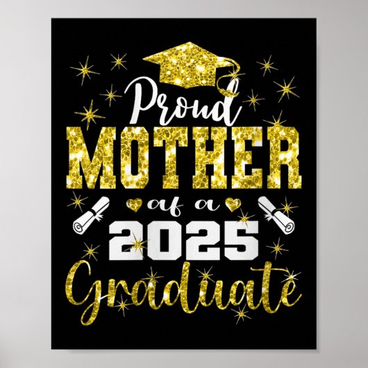 Stolzeste Mutter eines Senior-Absolventen 2025 Dam Poster (Vorne)