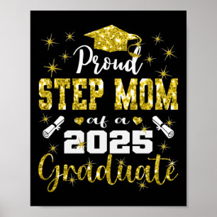 Stolzeste Stiefmutter des Absolventen von 2025 Abs Poster