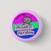 Stolzestes Polysexual Button (Vorderseite)