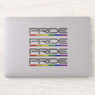 Stolzfarben Gay Pride Aufkleber