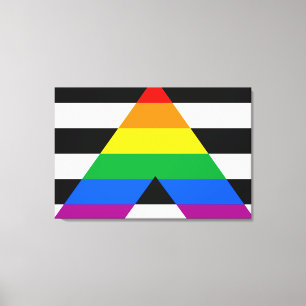 Stolzflagge der Verbündeten Leinwanddruck