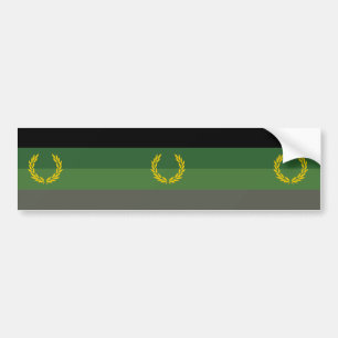 Stolzflagge für militärische Uniformen Autoaufkleber