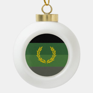 Stolzflagge für militärische Uniformen Keramik Kugel-Ornament