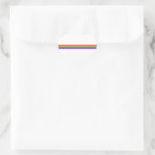 Stolzflaggenregenbogen-Gewohnheitsaufkleber Herz-Aufkleber (Tasche)