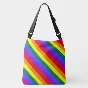 Stolzflaggenregenbogenkreuz-Leichensack Tragetaschen Mit Langen Trägern