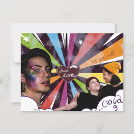 Stolzkollage Postkarte
