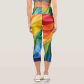 Stolzmonat-Muster Capri Leggings (Rückseite)