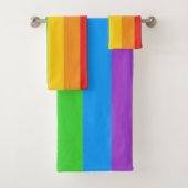 Stolzschlag: Regenbogenflagge Badhandtuch Set (Insitu)
