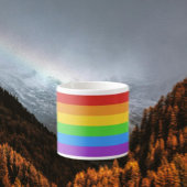 Stolzschuss: Regenbogenflagge Espressotasse