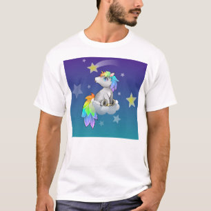 StolzUnicorn und Regenbogen Brony Shirt