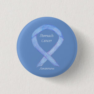 Stomach Cancer Awareness Ribbon Custom Button