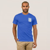 Stomach Cancer Awareness Ribbon Engel Custom T-Shi T-Shirt (Vorne ganz)