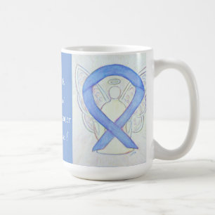 Stomach Cancer Awareness Ribbon Engel Custom Tasse