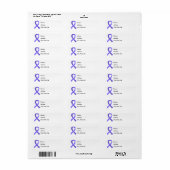 Stomach Cancer Periwinkle Ribbon 3 (Vorne)