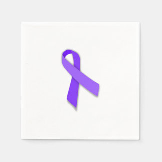 Stomach Cancer Ribbon Napkins Serviette