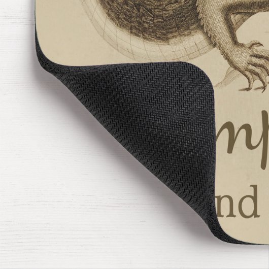 Stomp and dance CC0895 Wild happy crocodile Mousepad (Ecke)