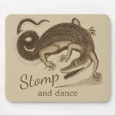 Stomp and dance CC0895 Wild happy crocodile Mousepad (Vorne)
