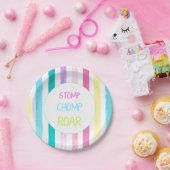 Stomp chomp roar Dinosaurier Thema Pappteller (Party)