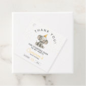 Stomp on Over, Niedlicher Elephant-Kindergeburtsta Geschenkanhänger (Beispiel)