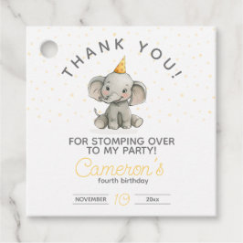 Stomp on Over, Niedlicher Elephant-Kindergeburtsta Geschenkanhänger